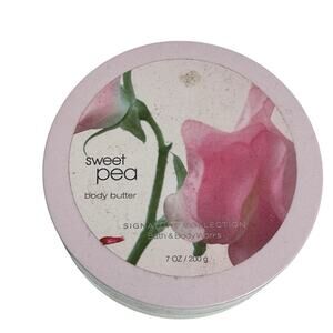 Bath & Body Works Sweet Pea Body Butter 7 oz Shea Rare Discontinued Retired-B